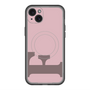 スリムプロテクションプレミアムケース with MagSafe［ オリジナル - initial color - F dusty pink ］