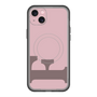 スリムプロテクションプレミアムケース with MagSafe［ オリジナル - initial color - F dusty pink ］