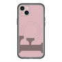 スリムプロテクションプレミアムケース with MagSafe［ オリジナル - initial color - F dusty pink ］