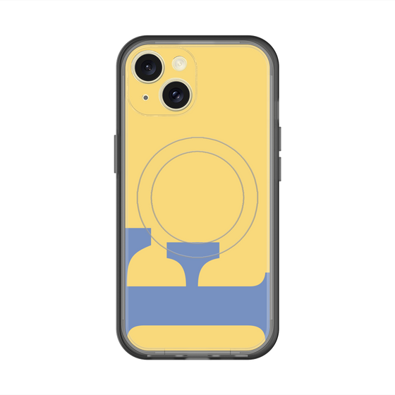 スリムプロテクションプレミアムケース with MagSafe［ オリジナル - initial color - F yellow ］