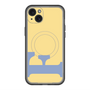 スリムプロテクションプレミアムケース with MagSafe［ オリジナル - initial color - F yellow ］