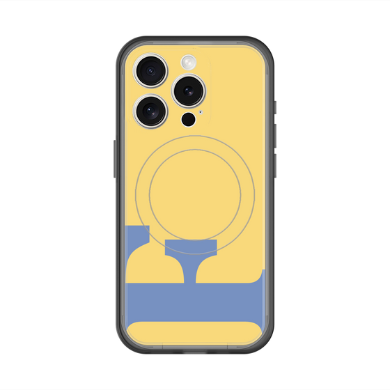 スリムプロテクションプレミアムケース with MagSafe［ オリジナル - initial color - F yellow ］