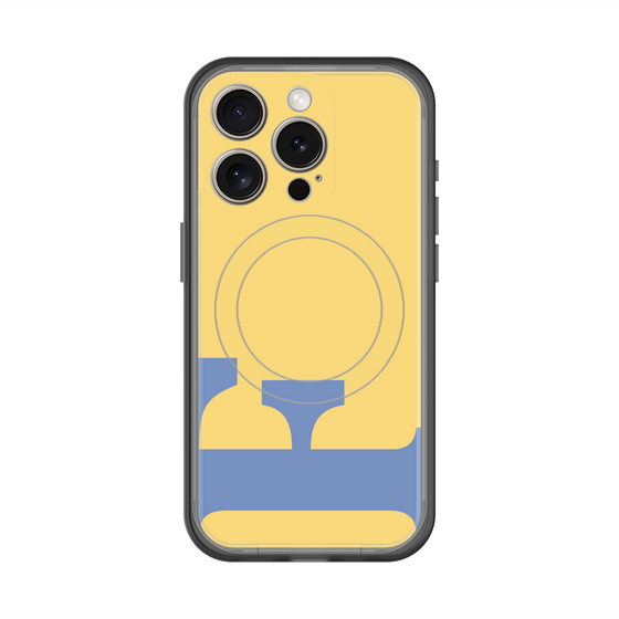 スリムプロテクションプレミアムケース with MagSafe［ オリジナル - initial color - F yellow ］
