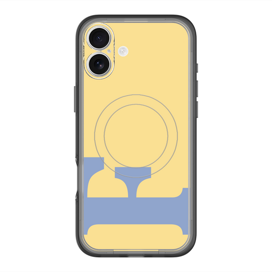 スリムプロテクションプレミアムケース with MagSafe［ オリジナル - initial color - F yellow ］