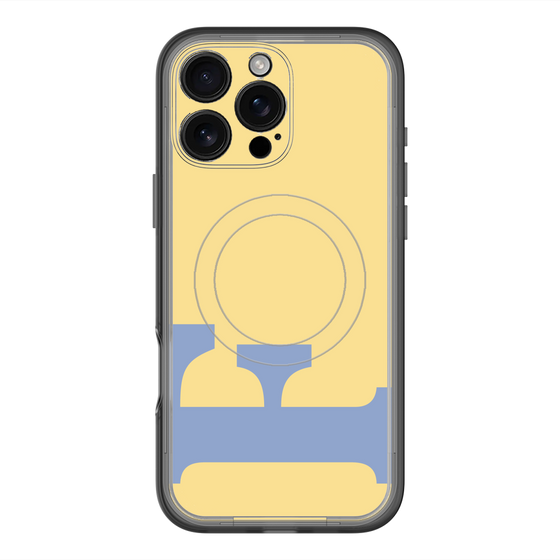 スリムプロテクションプレミアムケース with MagSafe［ オリジナル - initial color - F yellow ］