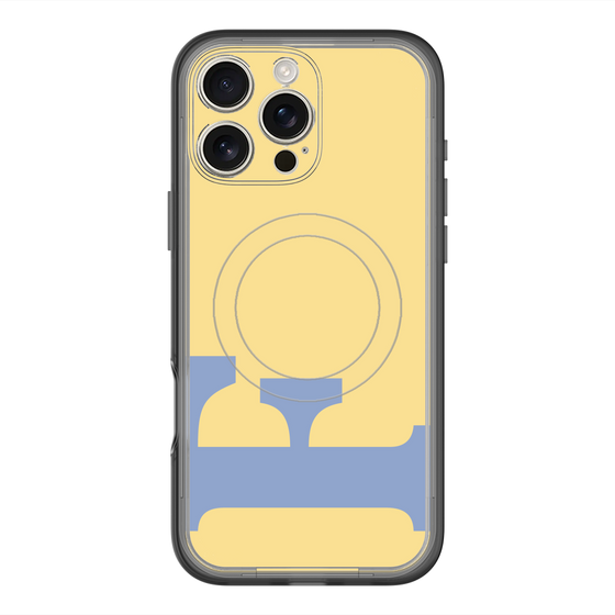スリムプロテクションプレミアムケース with MagSafe［ オリジナル - initial color - F yellow ］