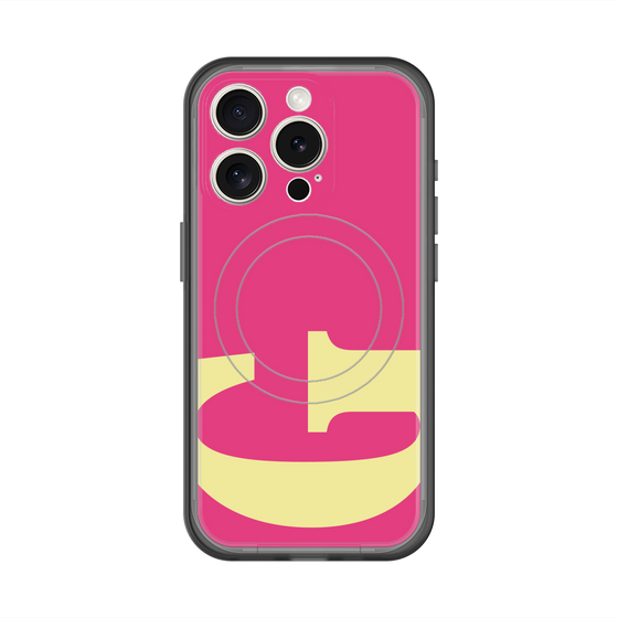 スリムプロテクションプレミアムケース with MagSafe［ オリジナル - initial color - G pink ］