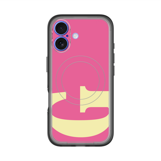 スリムプロテクションプレミアムケース with MagSafe［ オリジナル - initial color - G pink ］