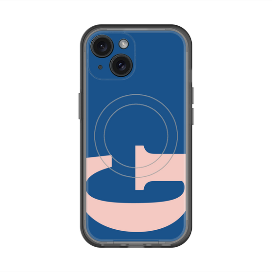 スリムプロテクションプレミアムケース with MagSafe［ オリジナル - initial color - G navy ］