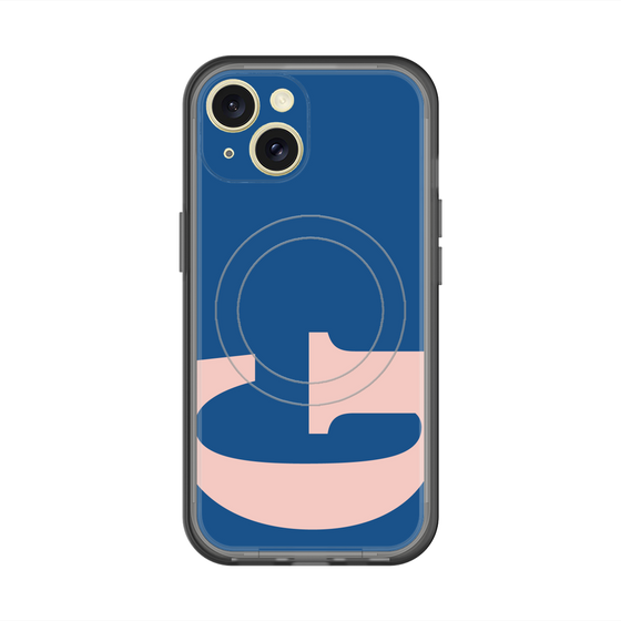 スリムプロテクションプレミアムケース with MagSafe［ オリジナル - initial color - G navy ］