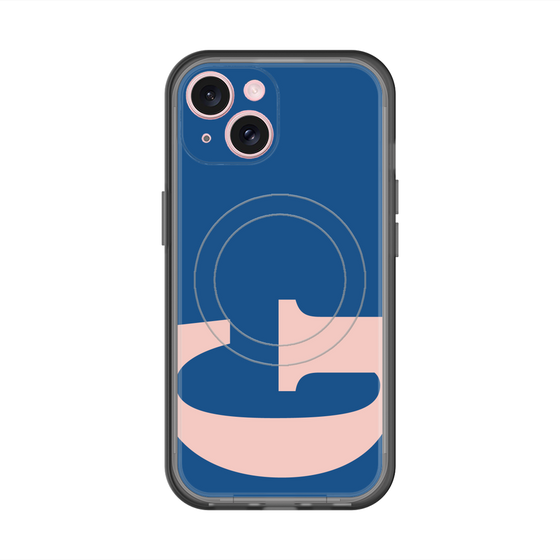 スリムプロテクションプレミアムケース with MagSafe［ オリジナル - initial color - G navy ］