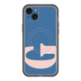 スリムプロテクションプレミアムケース with MagSafe［ オリジナル - initial color - G navy ］