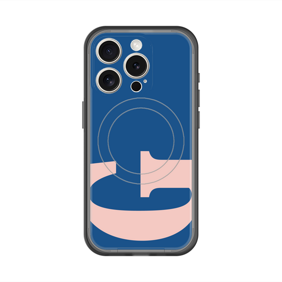 スリムプロテクションプレミアムケース with MagSafe［ オリジナル - initial color - G navy ］