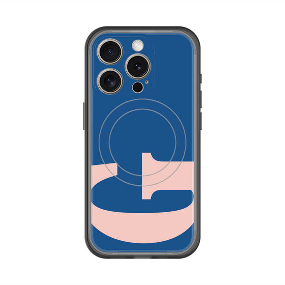 スリムプロテクションプレミアムケース with MagSafe［ オリジナル - initial color - G navy ］