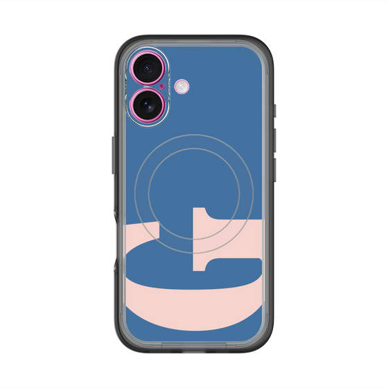 スリムプロテクションプレミアムケース with MagSafe［ オリジナル - initial color - G navy ］