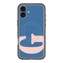 スリムプロテクションプレミアムケース with MagSafe［ オリジナル - initial color - G navy ］