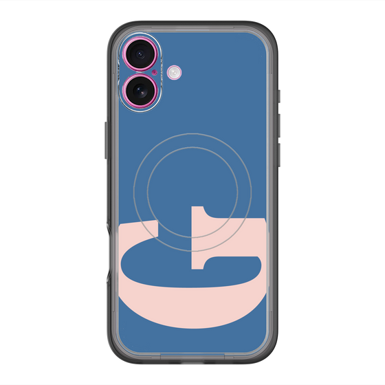 スリムプロテクションプレミアムケース with MagSafe［ オリジナル - initial color - G navy ］