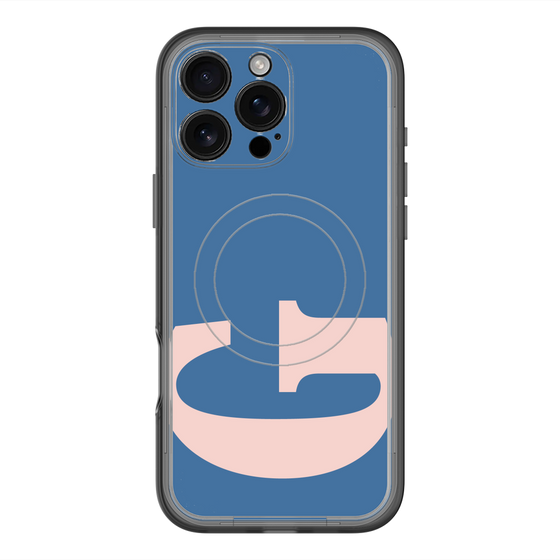 スリムプロテクションプレミアムケース with MagSafe［ オリジナル - initial color - G navy ］
