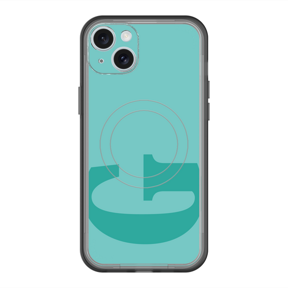 スリムプロテクションプレミアムケース with MagSafe［ オリジナル - initial color - G light green ］