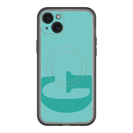 スリムプロテクションプレミアムケース with MagSafe［ オリジナル - initial color - G light green ］