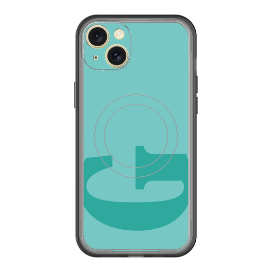 スリムプロテクションプレミアムケース with MagSafe［ オリジナル - initial color - G light green ］