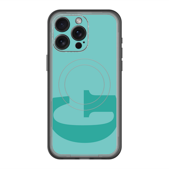 スリムプロテクションプレミアムケース with MagSafe［ オリジナル - initial color - G light green ］