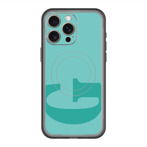 スリムプロテクションプレミアムケース with MagSafe［ オリジナル - initial color - G light green ］