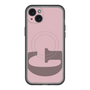 スリムプロテクションプレミアムケース with MagSafe［ オリジナル - initial color - G dusty pink ］
