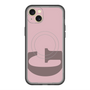 スリムプロテクションプレミアムケース with MagSafe［ オリジナル - initial color - G dusty pink ］