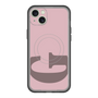 スリムプロテクションプレミアムケース with MagSafe［ オリジナル - initial color - G dusty pink ］