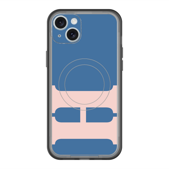 スリムプロテクションプレミアムケース with MagSafe［ オリジナル - initial color - H navy ］