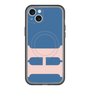 スリムプロテクションプレミアムケース with MagSafe［ オリジナル - initial color - H navy ］