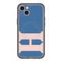 スリムプロテクションプレミアムケース with MagSafe［ オリジナル - initial color - H navy ］