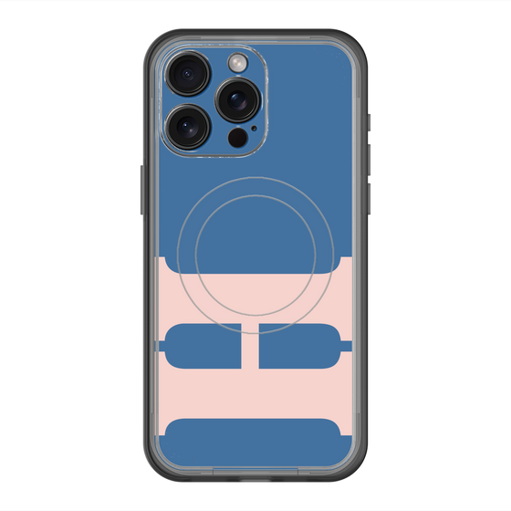 スリムプロテクションプレミアムケース with MagSafe［ オリジナル - initial color - H navy ］