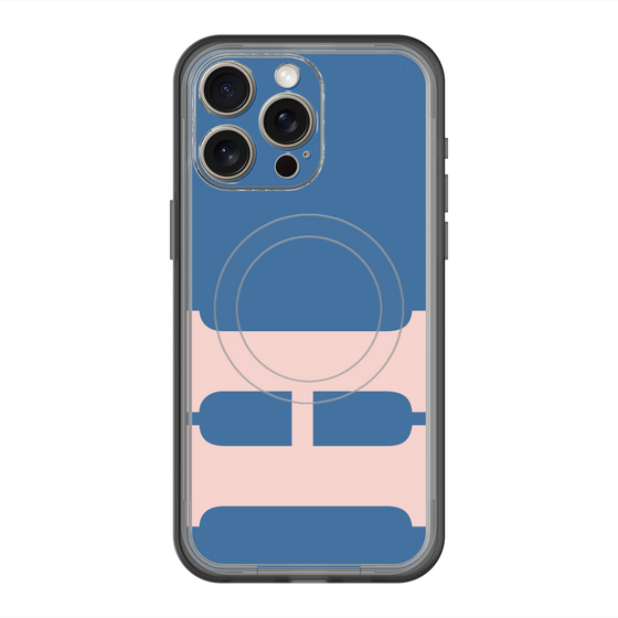 スリムプロテクションプレミアムケース with MagSafe［ オリジナル - initial color - H navy ］