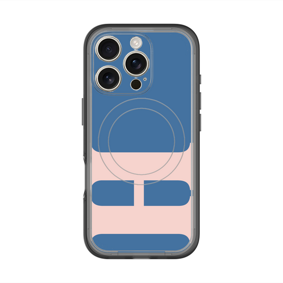 スリムプロテクションプレミアムケース with MagSafe［ オリジナル - initial color - H navy ］