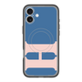 スリムプロテクションプレミアムケース with MagSafe［ オリジナル - initial color - H navy ］