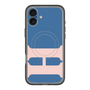 スリムプロテクションプレミアムケース with MagSafe［ オリジナル - initial color - H navy ］