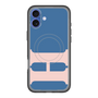 スリムプロテクションプレミアムケース with MagSafe［ オリジナル - initial color - H navy ］