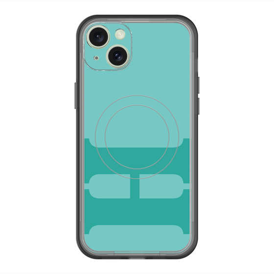 スリムプロテクションプレミアムケース with MagSafe［ オリジナル - initial color - H light green ］