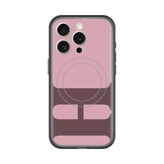 スリムプロテクションプレミアムケース with MagSafe［ オリジナル - initial color - H dusty pink ］