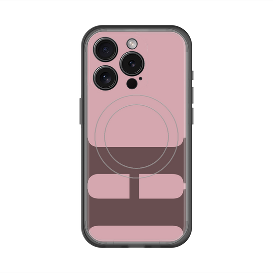 スリムプロテクションプレミアムケース with MagSafe［ オリジナル - initial color - H dusty pink ］