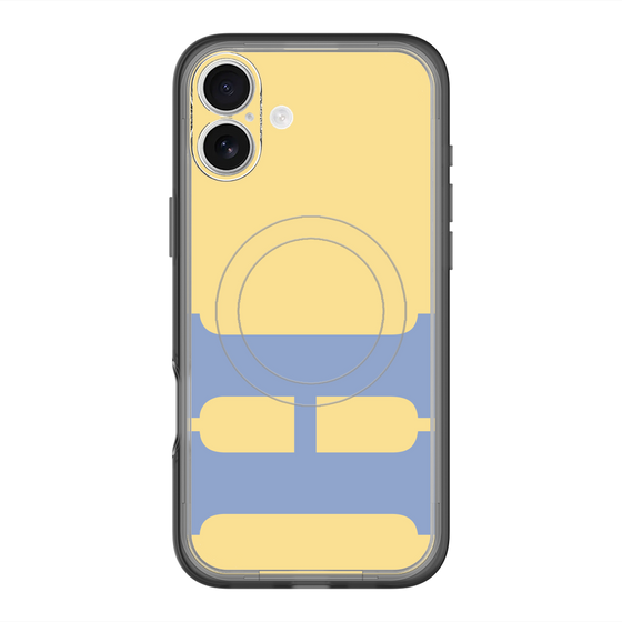 スリムプロテクションプレミアムケース with MagSafe［ オリジナル - initial color - H yellow ］
