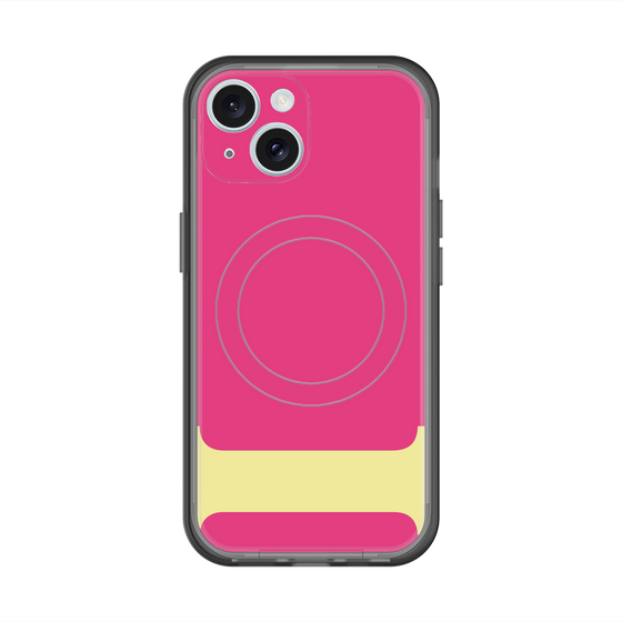 スリムプロテクションプレミアムケース with MagSafe［ オリジナル - initial color - I pink ］