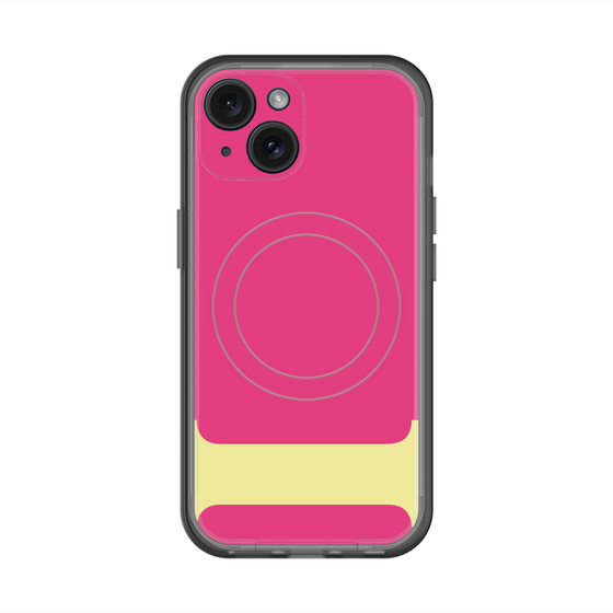 スリムプロテクションプレミアムケース with MagSafe［ オリジナル - initial color - I pink ］