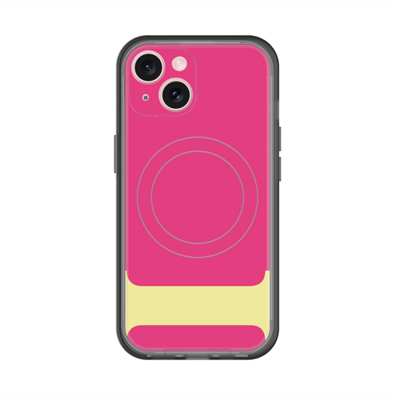 スリムプロテクションプレミアムケース with MagSafe［ オリジナル - initial color - I pink ］