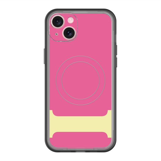 スリムプロテクションプレミアムケース with MagSafe［ オリジナル - initial color - I pink ］