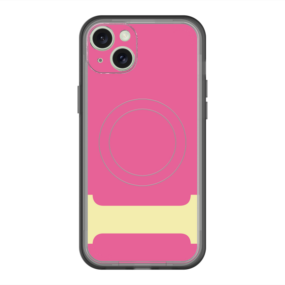 スリムプロテクションプレミアムケース with MagSafe［ オリジナル - initial color - I pink ］
