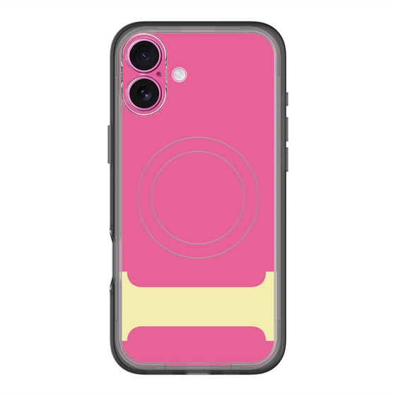 スリムプロテクションプレミアムケース with MagSafe［ オリジナル - initial color - I pink ］