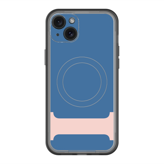 スリムプロテクションプレミアムケース with MagSafe［ オリジナル - initial color - I navy ］